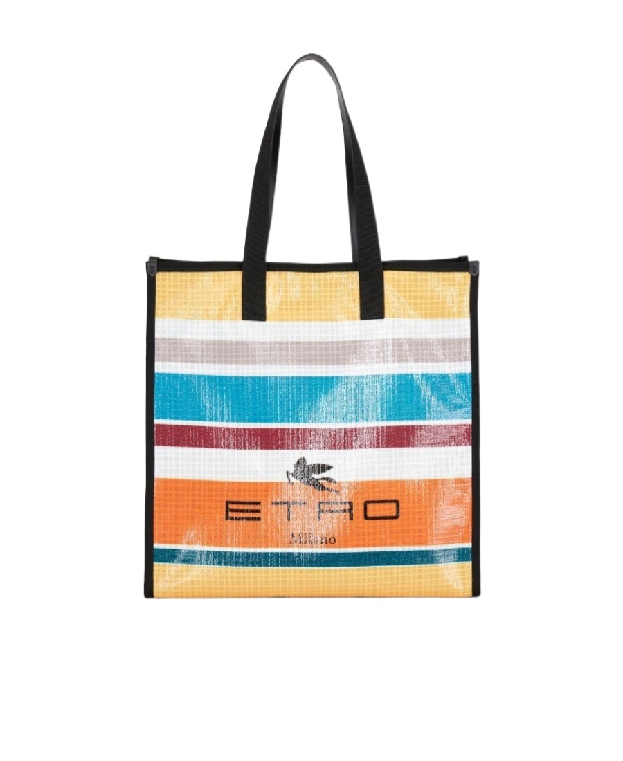 Etro Spice Glass Shopper Bag In Multicolor
