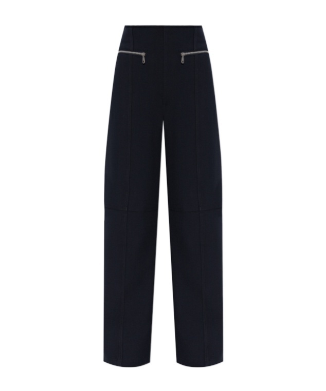 Etro Pleated Front Casual Pants In Black