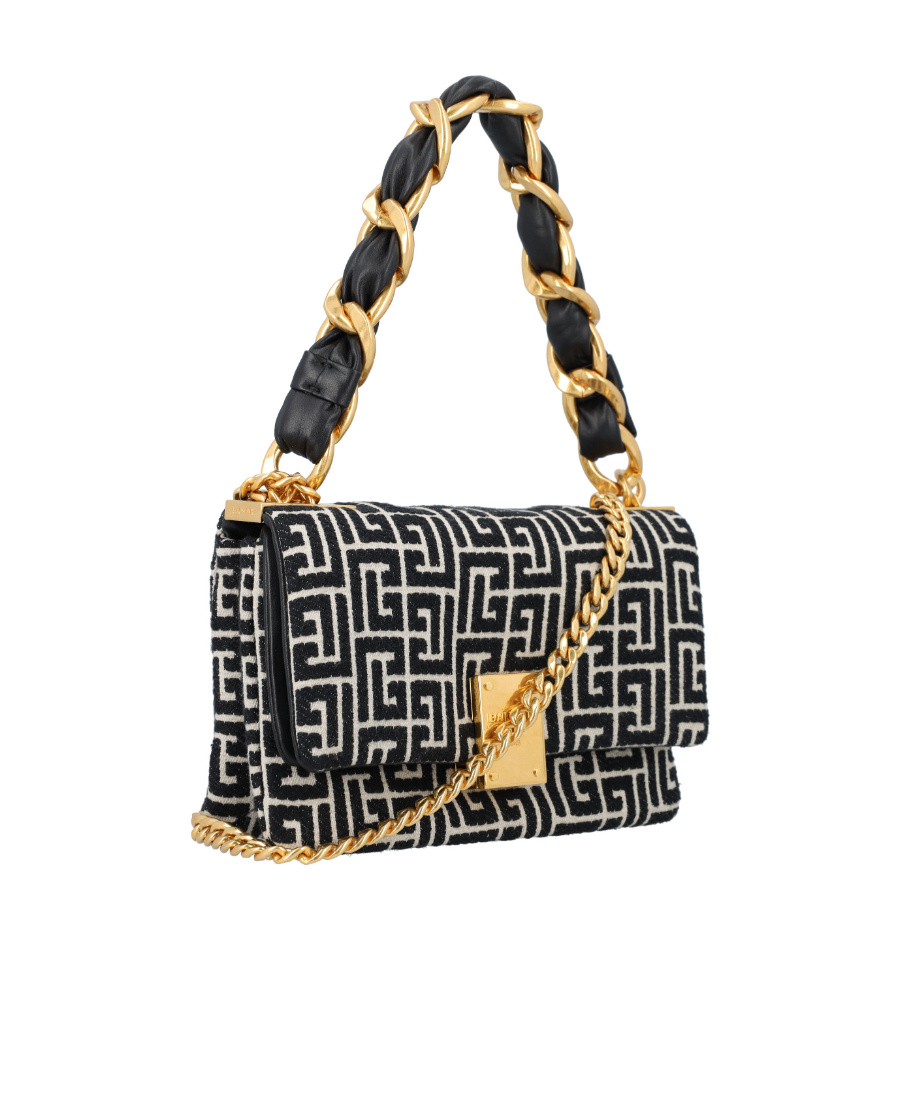 Balmain Chain-link Shoulder Bag In Multicolor