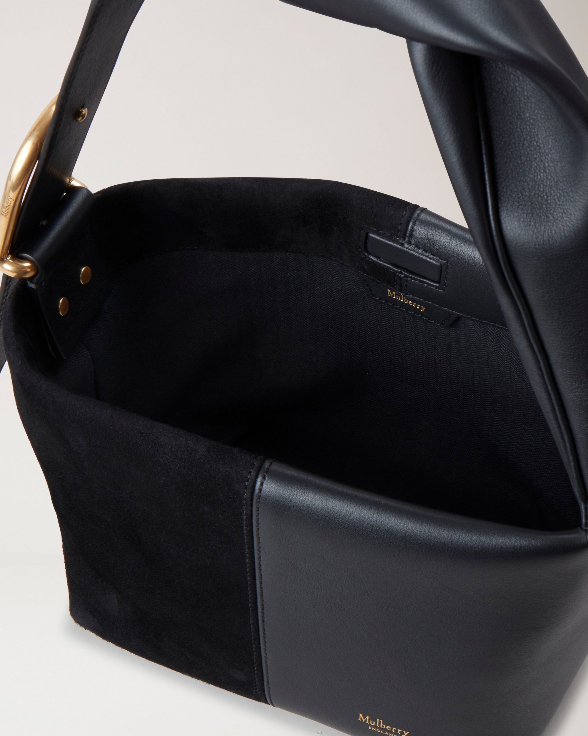 MULBERRY SMALL RETWIST HOBO LEATHER BAG