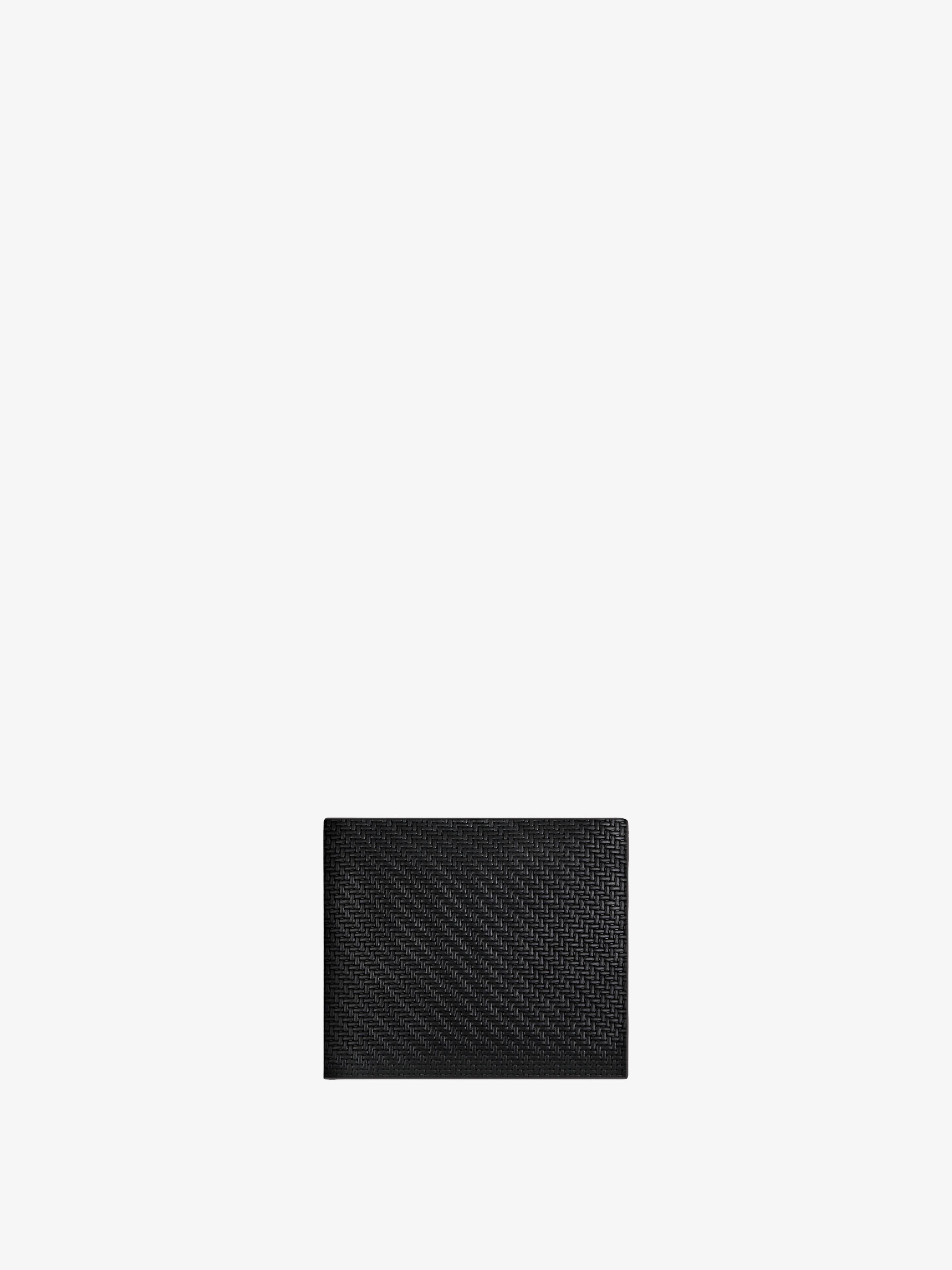Givenchy Wallet In Classic 4g Leather In Black