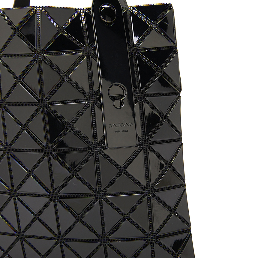 Bao Bao Issey Miyake Lucent Metallic Tote Bag In Black