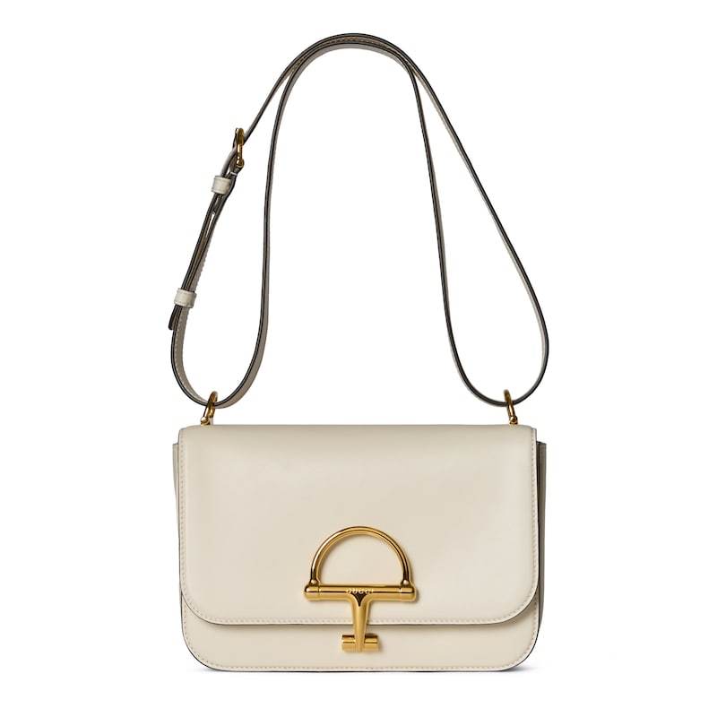 Gucci Siena Small Shoulder Bag In White