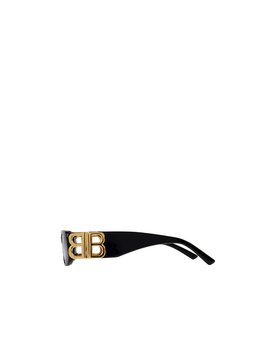 Balenciaga Rectangular Frame Bb Sunglasses In Black