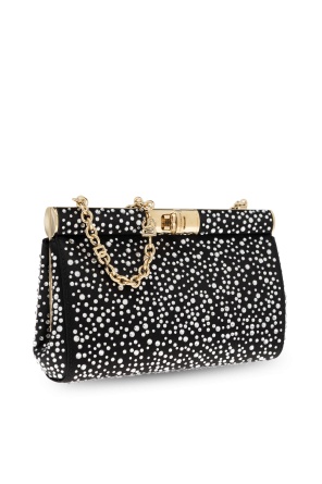 Dolce & Gabbana Dolce Gabbana Small Marlene Shoulder Bag In Black