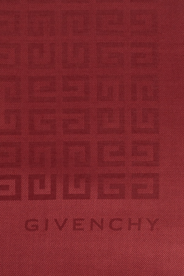 Givenchy Letter Scarf In Red