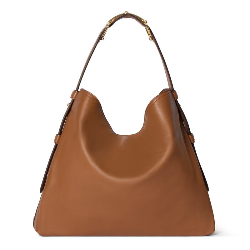 Gucci Beatrix Large Leather Shoulder Bag In Metallic