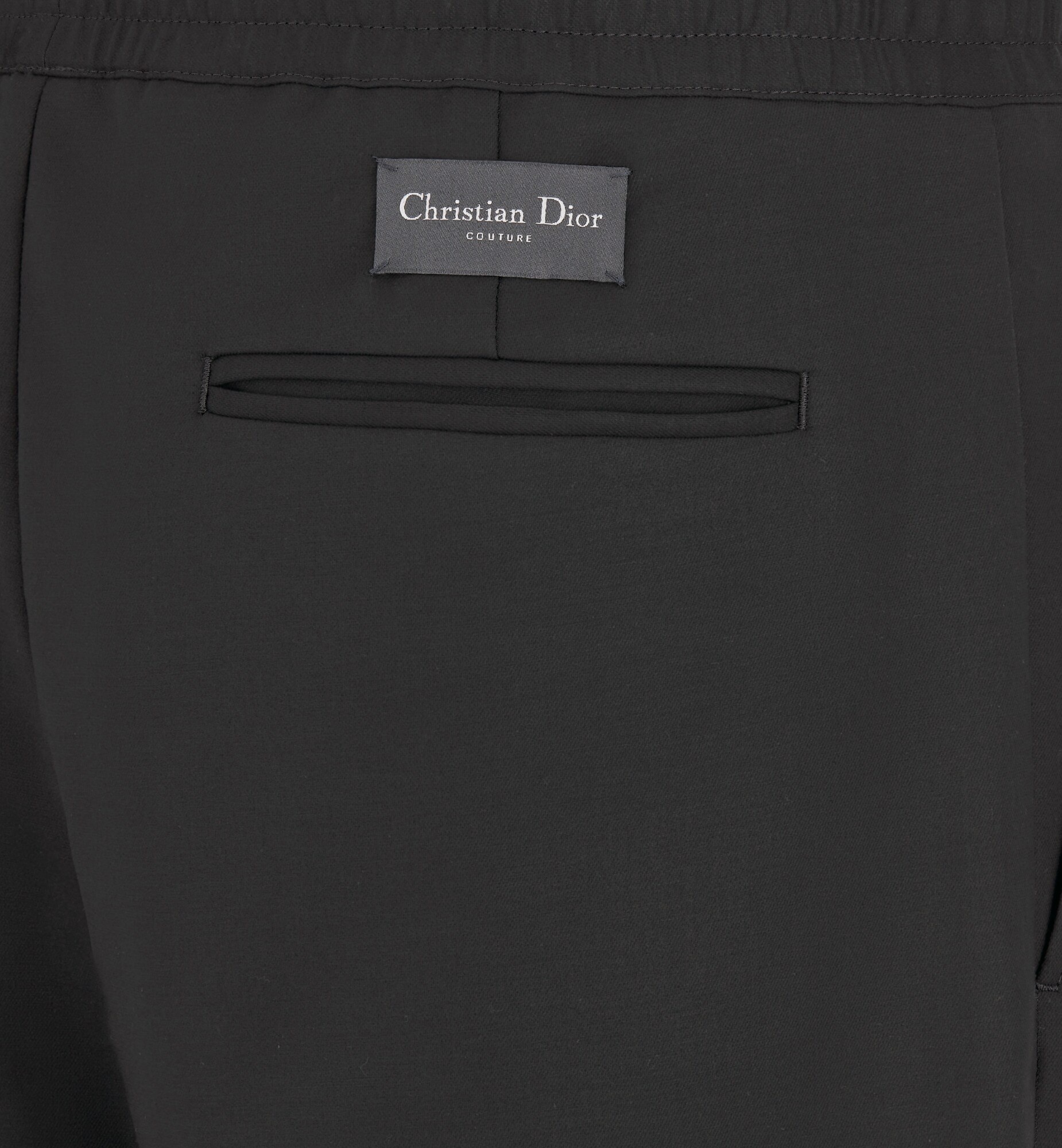 Dior Pleated Casual Pants In Black