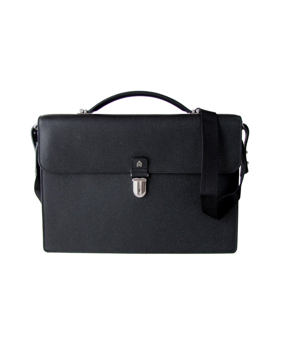DUNHILL BLACK LOGO HANDBAG 