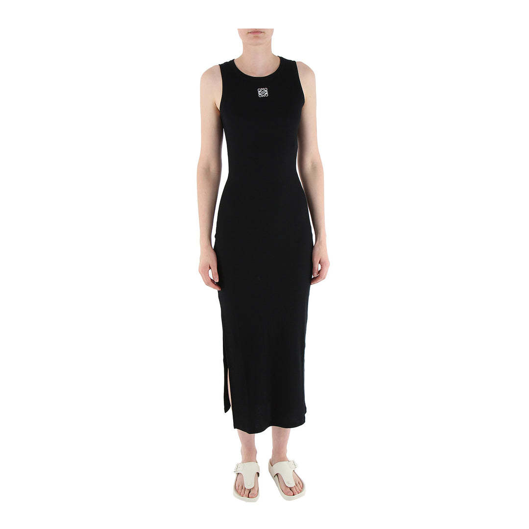 LOEWE ANAGRAM TANK DRESS IN COTTON