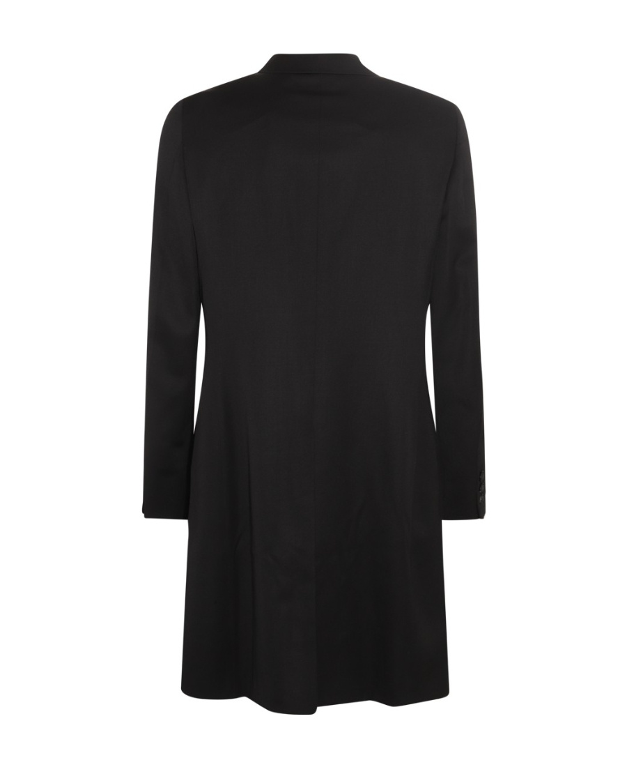 Comme Des Garçons Single-breasted Long-sleeved Coat In Black