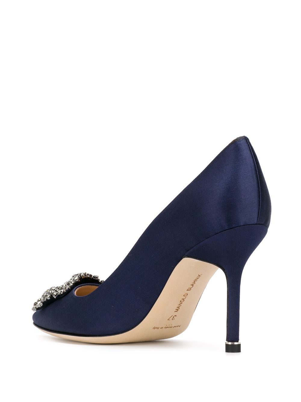 Manolo Blahnik Scorpion Hangisi Pumps In Black