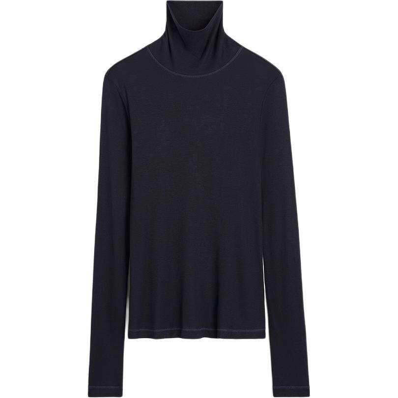 Totême High-neck Pullover In Black