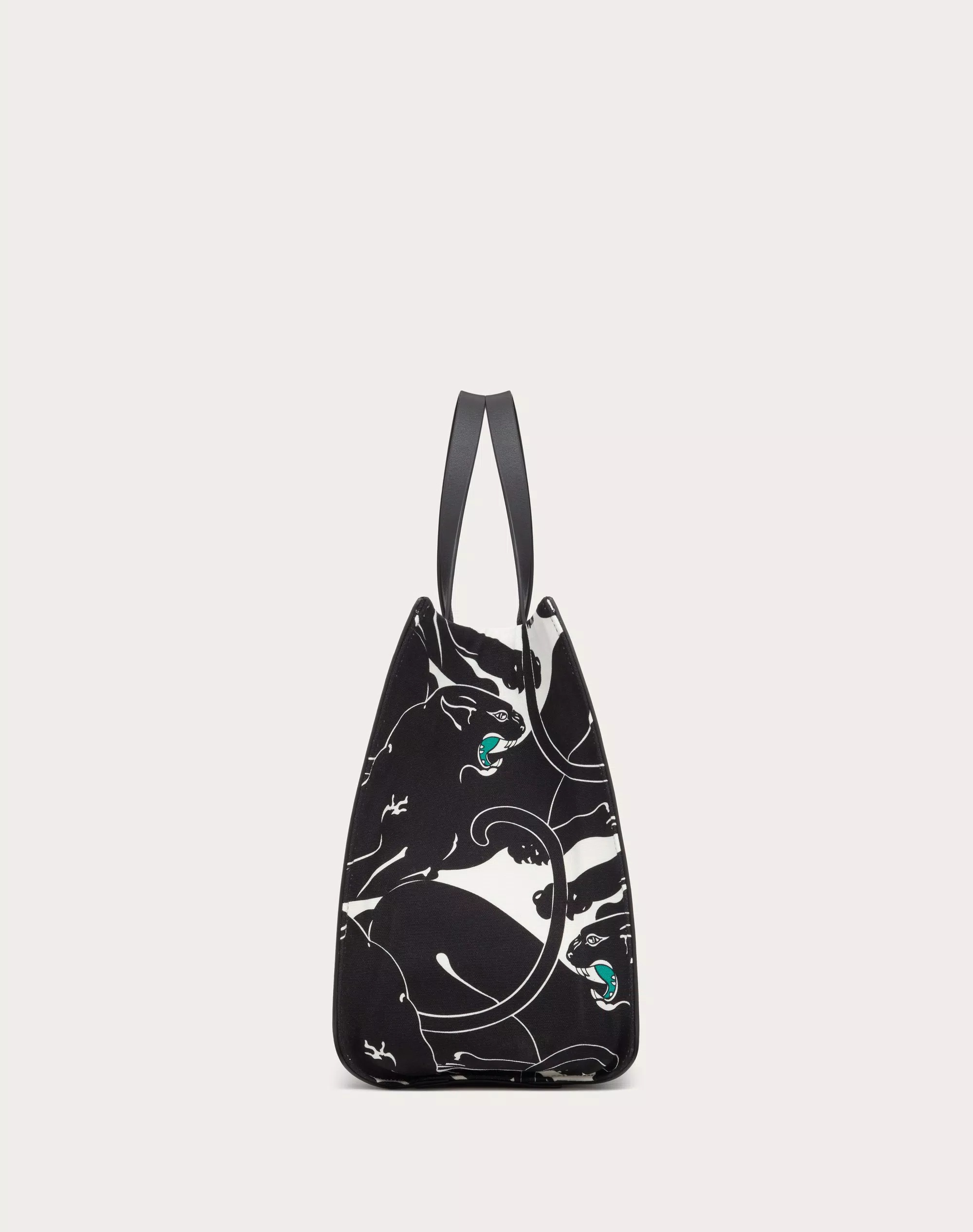 Valentino Collision Pattern Handbag In Black