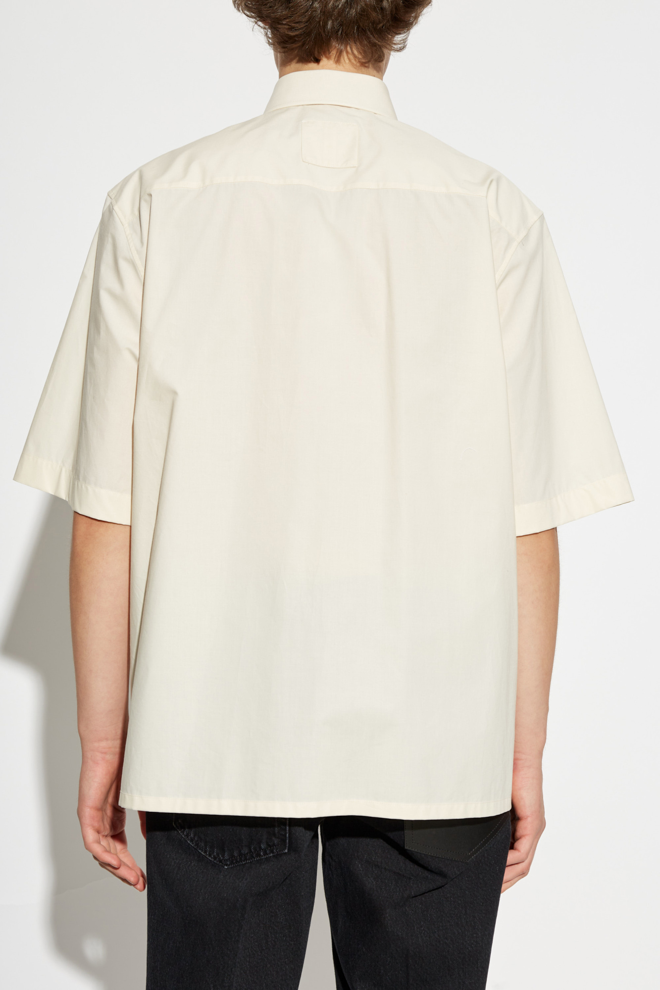 Lanvin Logo-print Shirt In White