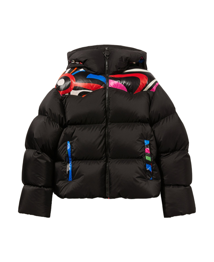 Pucci Onde-panelling Hooded Puffer Jacket