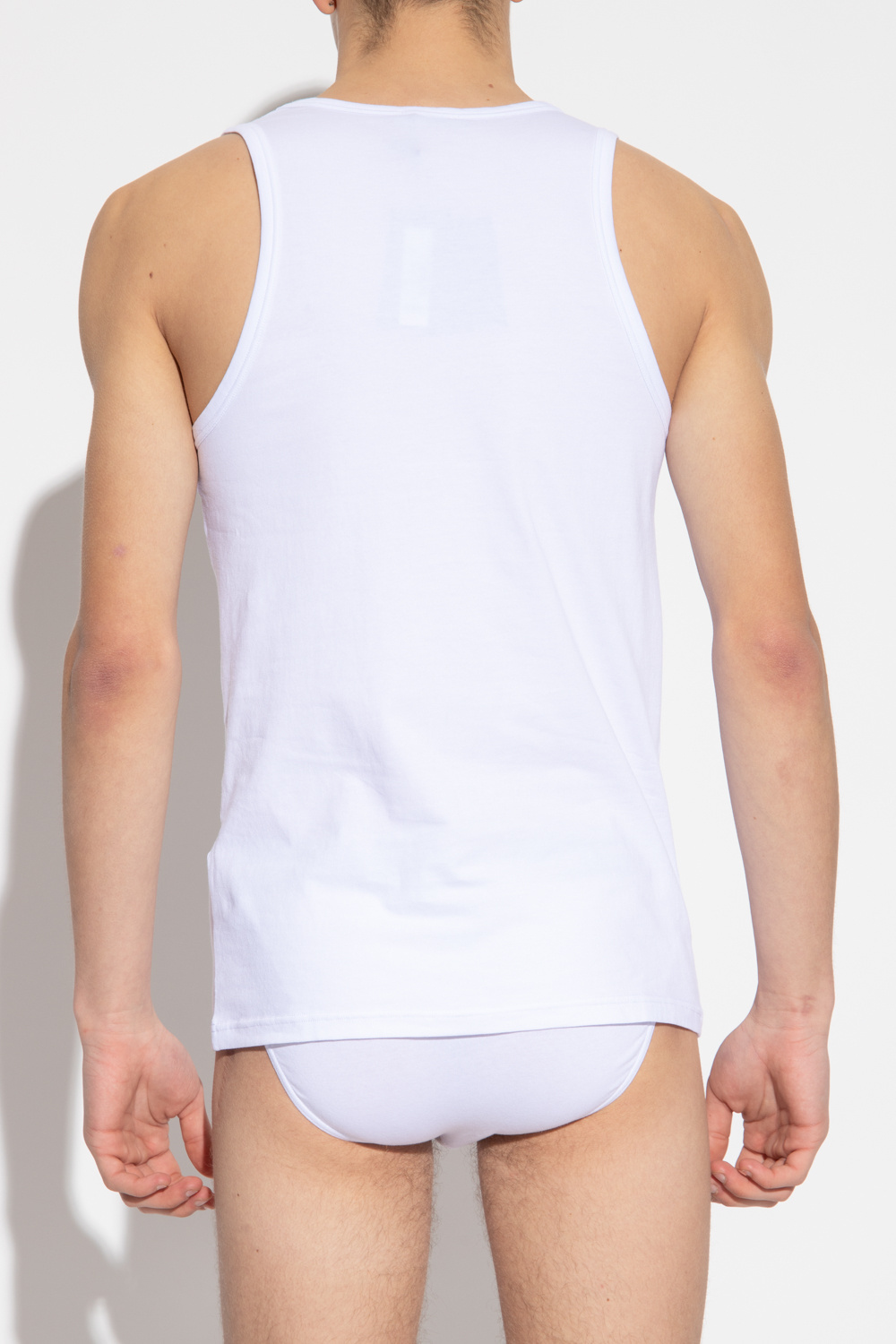 Emporio Armani Sleeveless T-shirt In White