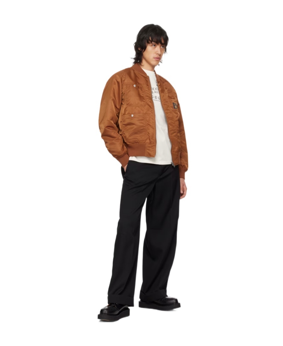 Undercover Cotton-padded Suit With Shoulder Cuff Collar In Brown