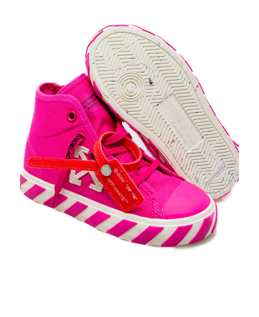 Off-white Vulcanized High-top Sneakers