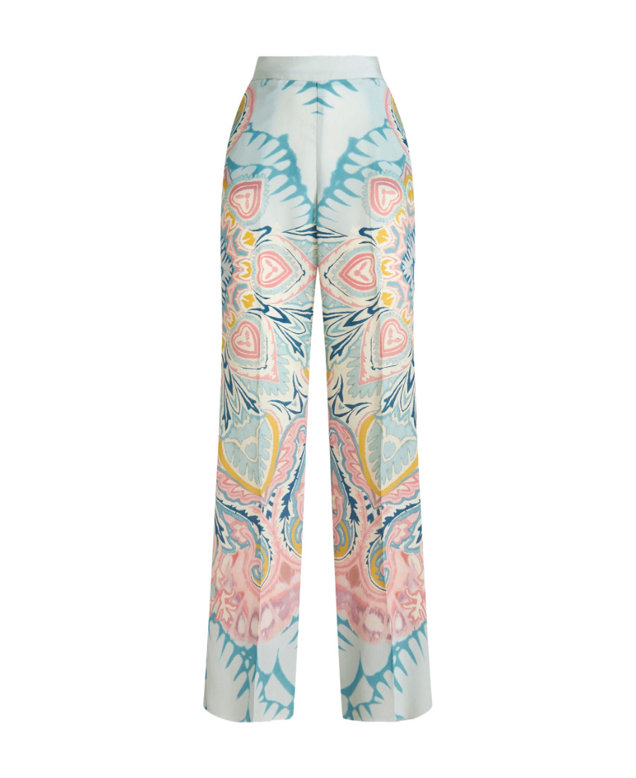 ETRO ETRO FLORAL-PATTERN WIDE-LEG PANTS