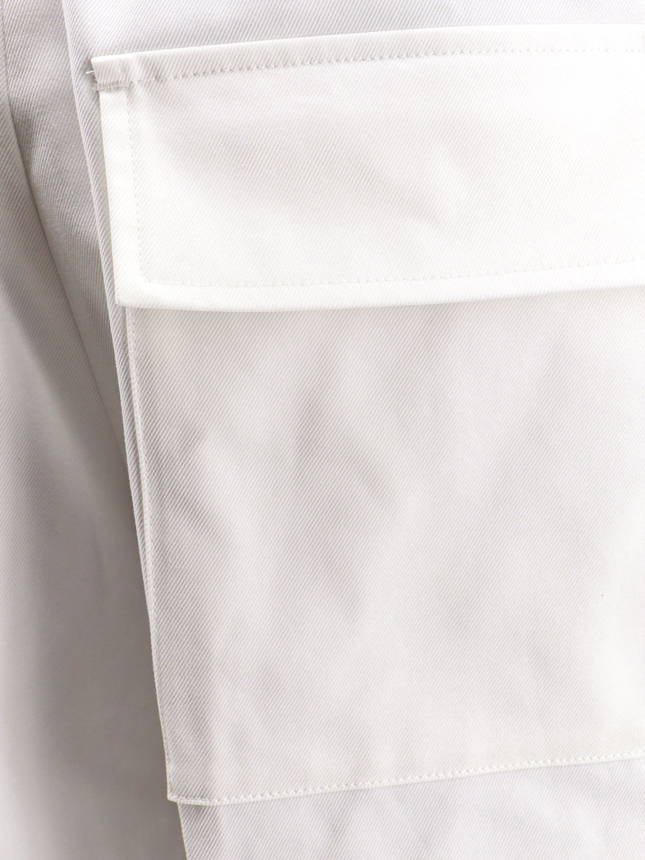 Jil Sander Tapered-leg Cotton Trousers In White