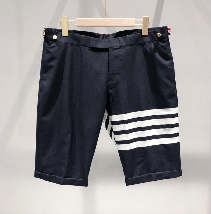 Thom Browne 4-bar Plain Weave Suiting Shorts In Black