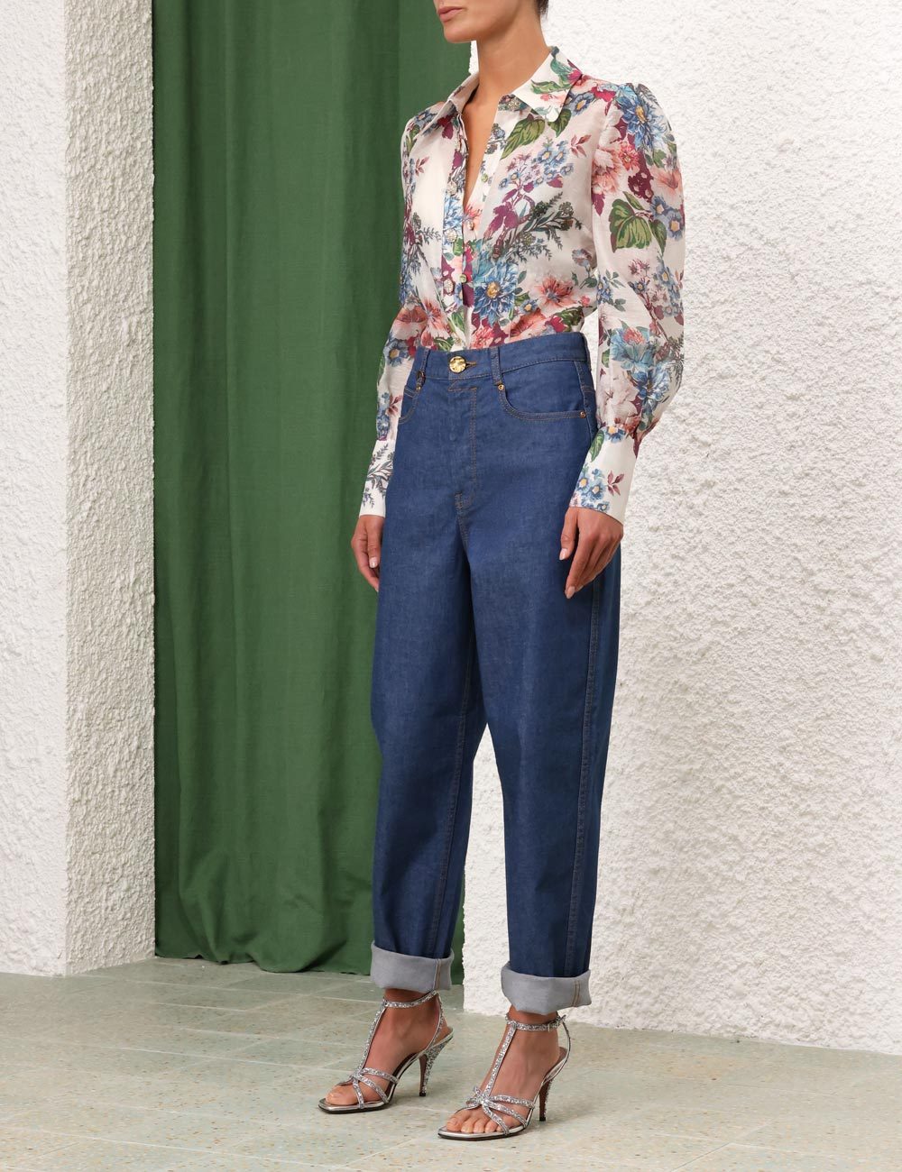 Zimmermann Belt-loop Jeans In Blue