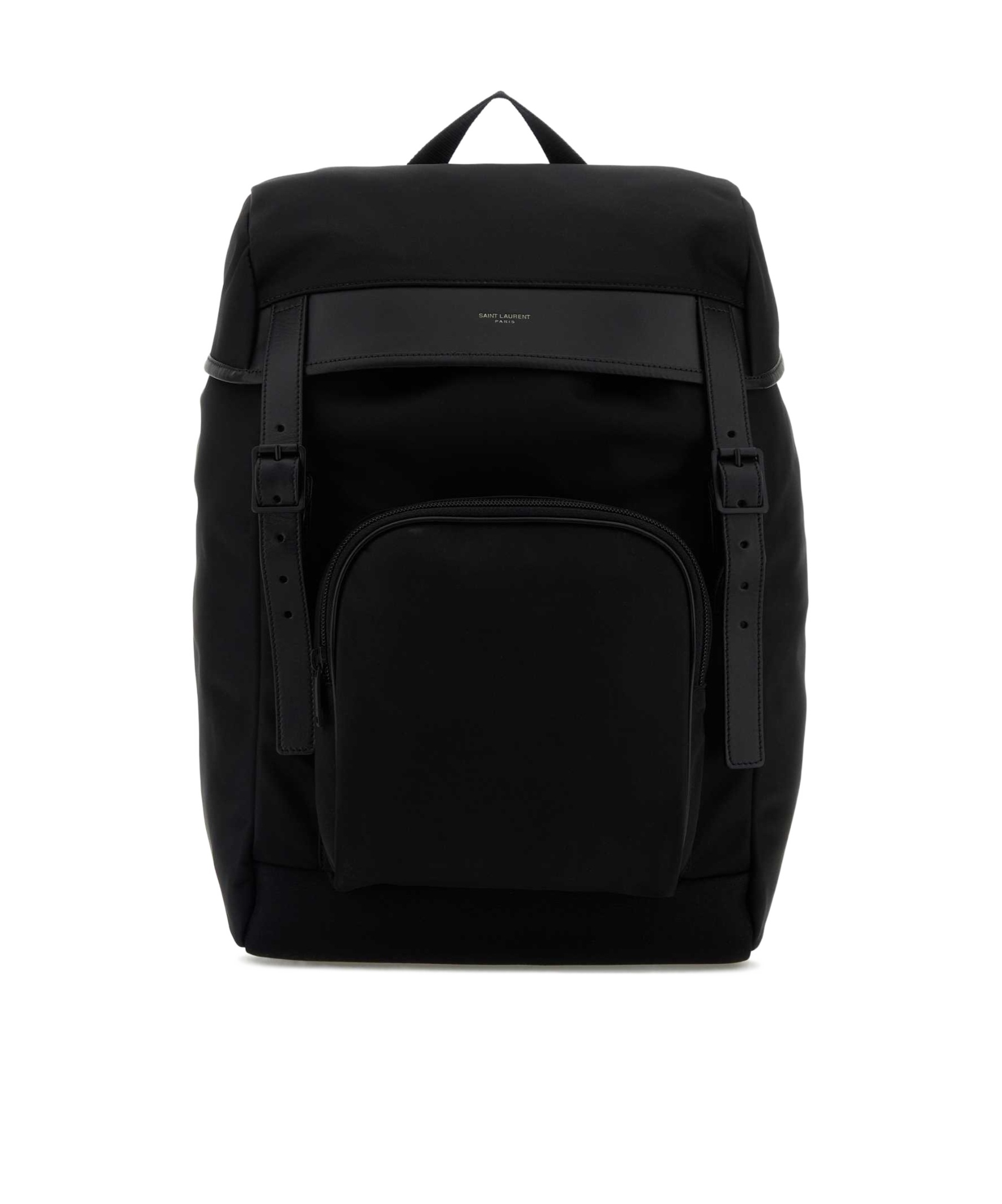 Saint Laurent City Backpack In Black