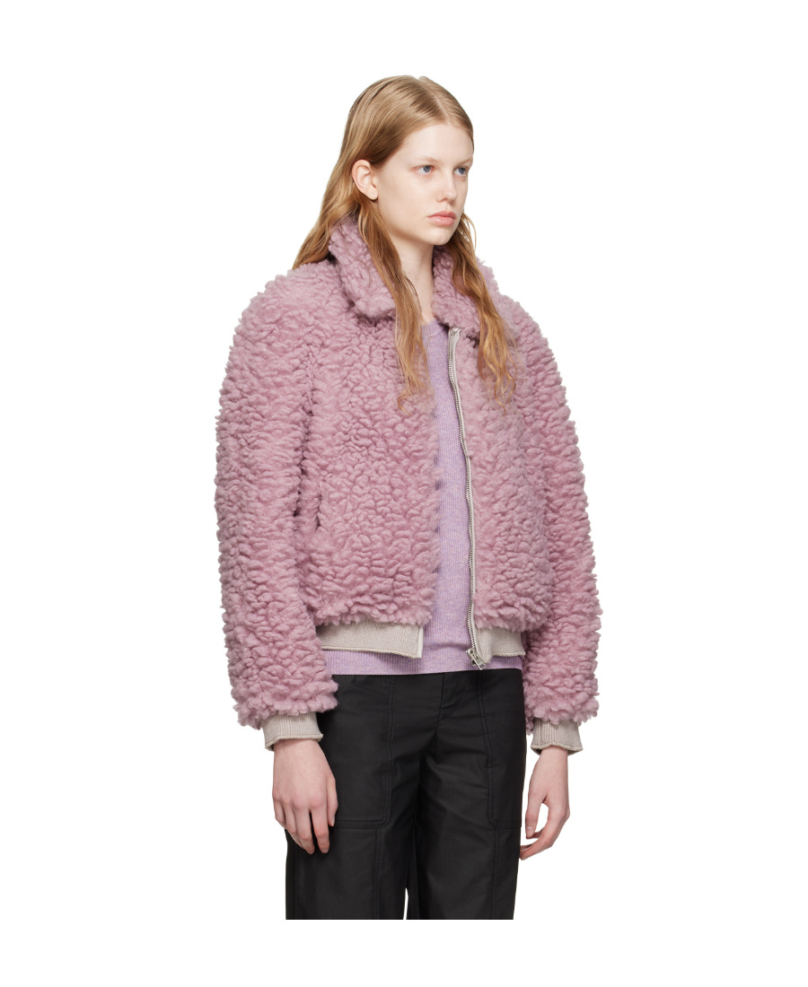 Isabel Marant Long-sleeved Zipper Jacket In Pink