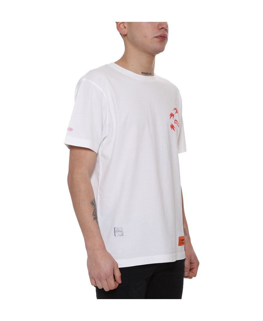 Heron Preston White Printed T-shirt In White