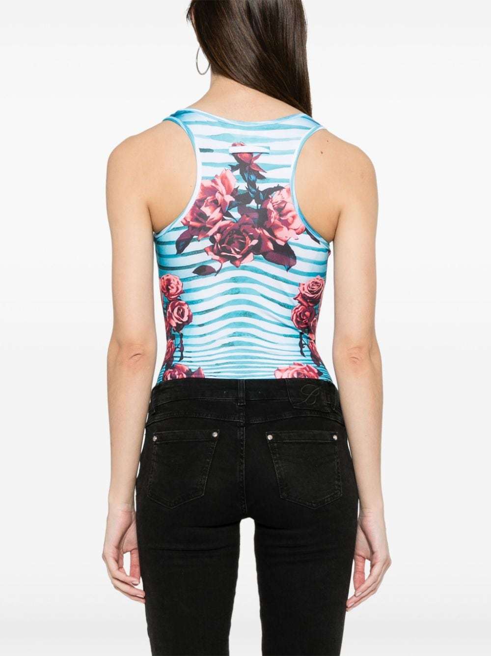 Jean Paul Gaultier Sleeveless Jumpsuit In Blue