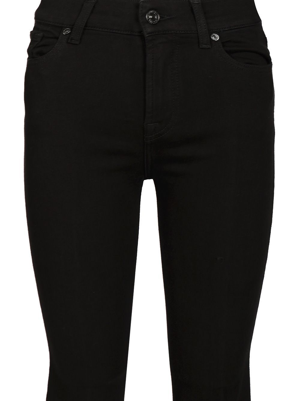 7 For All Mankind Flared Jeans In Black