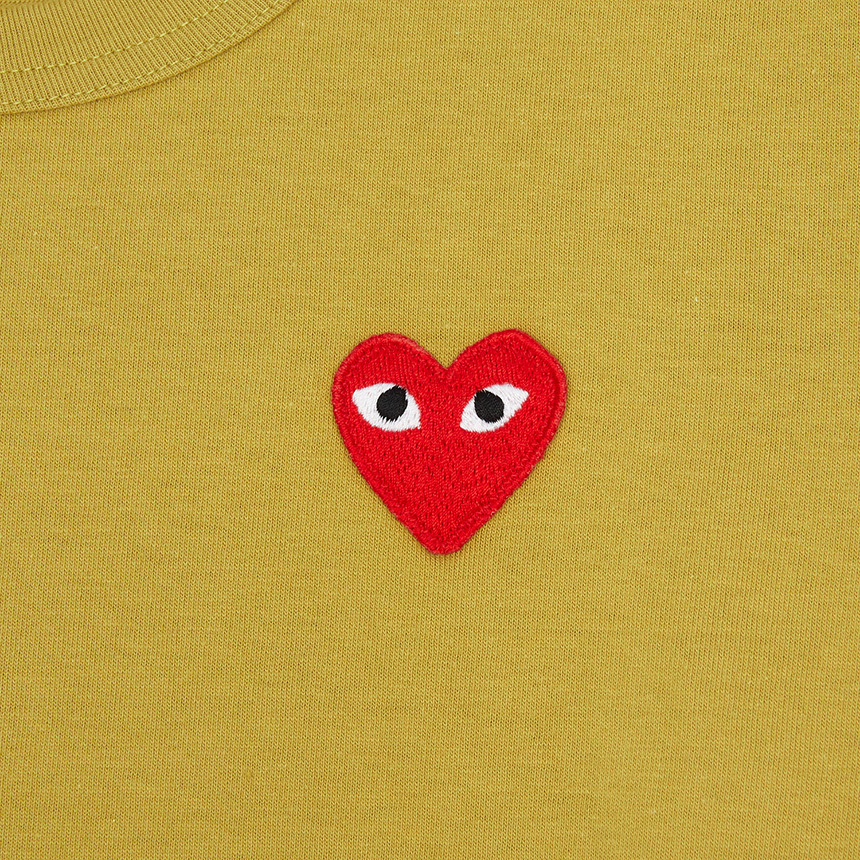 Comme Des Garçons Crew Neck T-shirt In Yellow