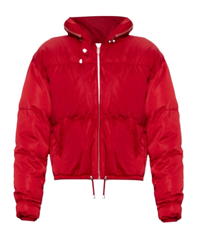 Isabel Marant Hooded Down Jacket In Red