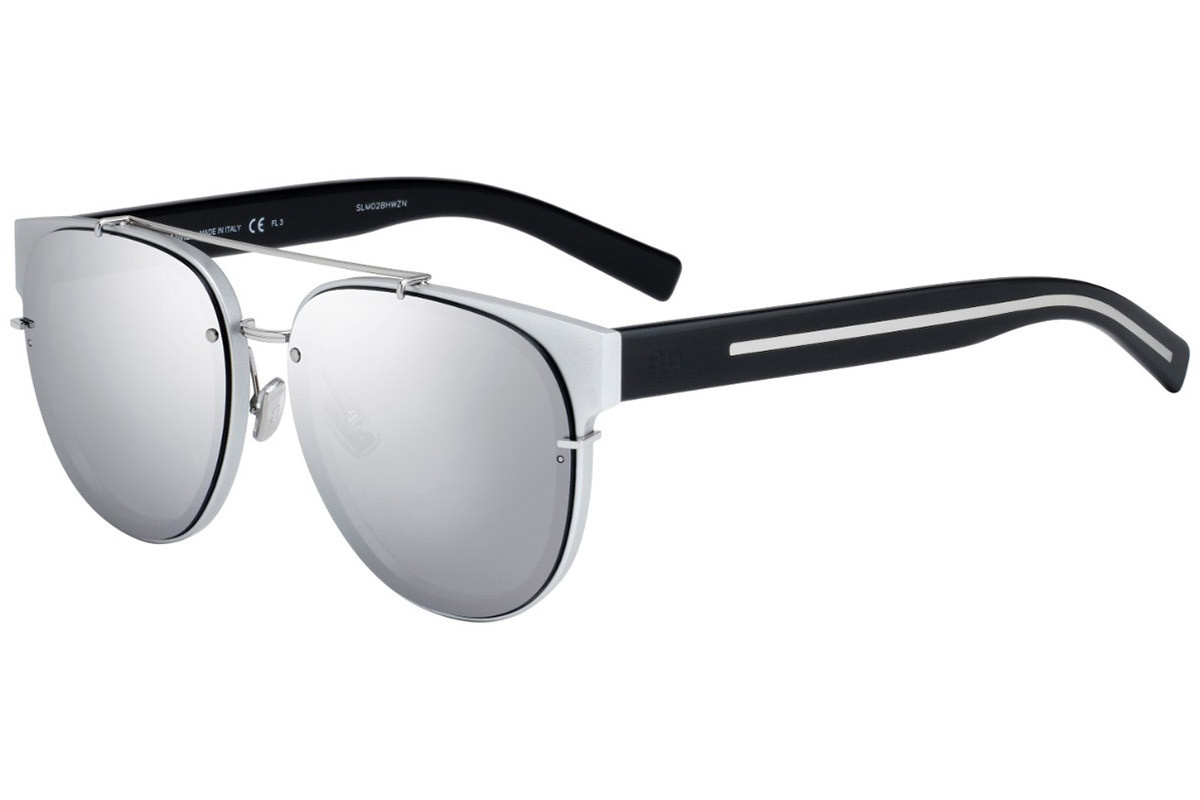 Shop Dior Logo Sunglasses In Gray