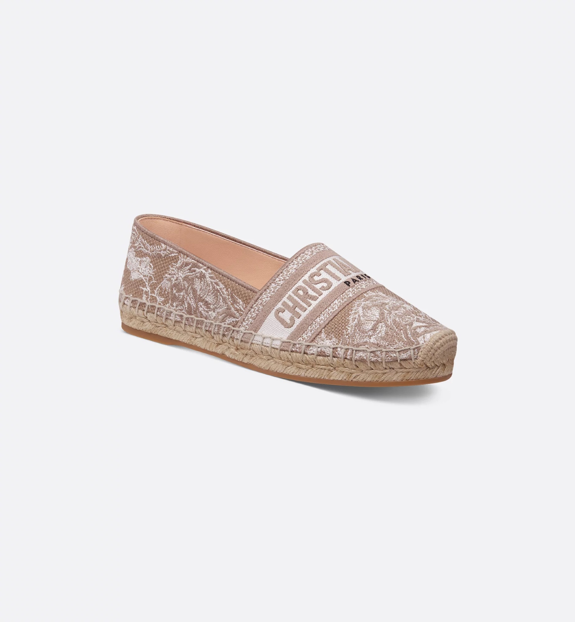 Dior Iviera Granville Espadrille In Brown