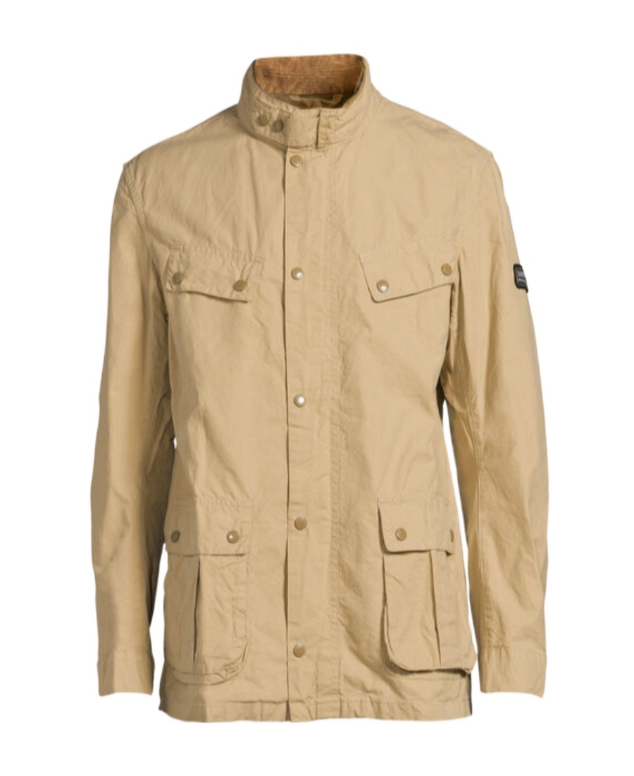 BARBOUR BARBOUR LOGO PATCH LONG-SLEEVED JACKET