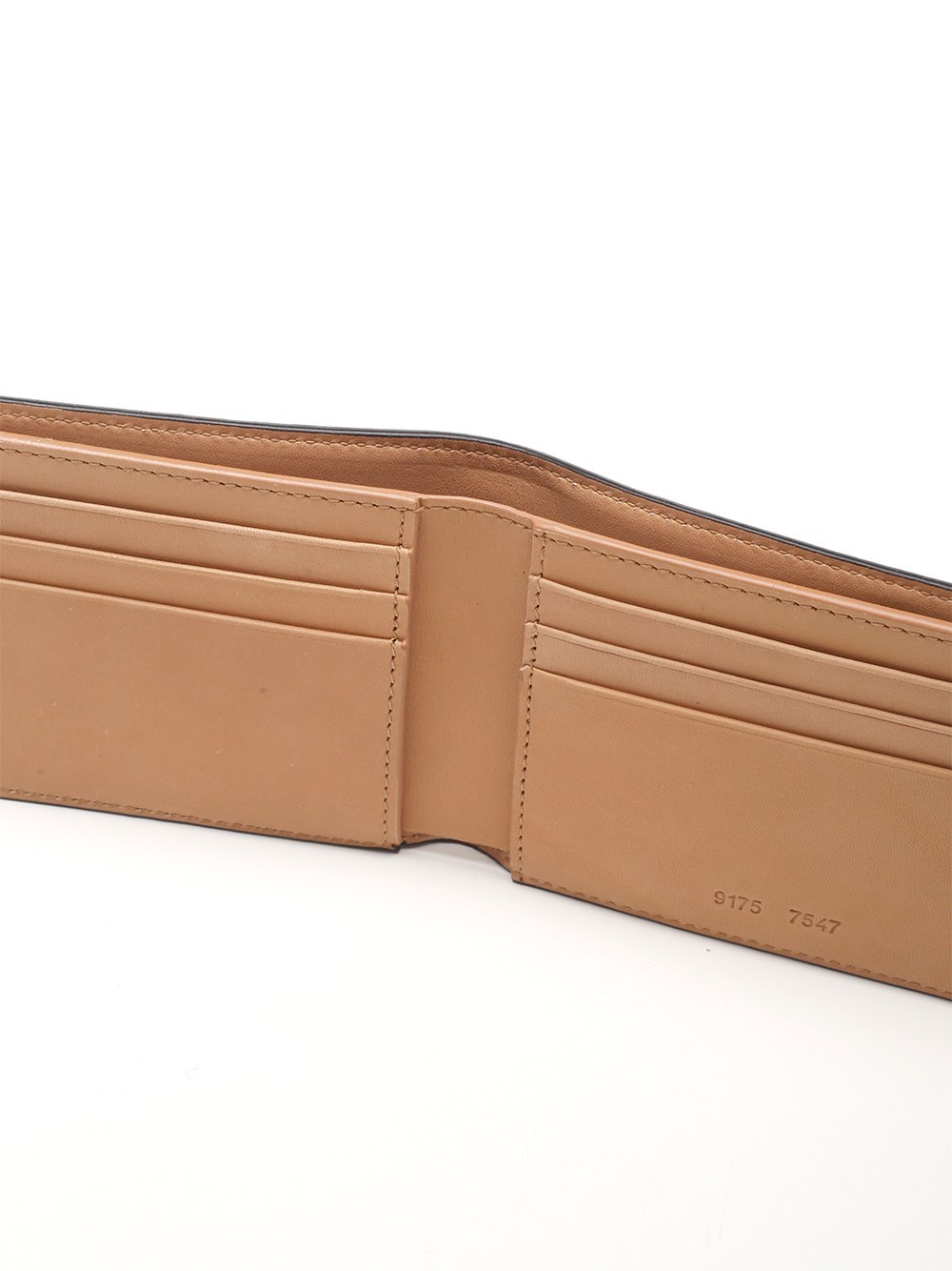 Common Projects Logo Stamp Billfold Wallet In Black