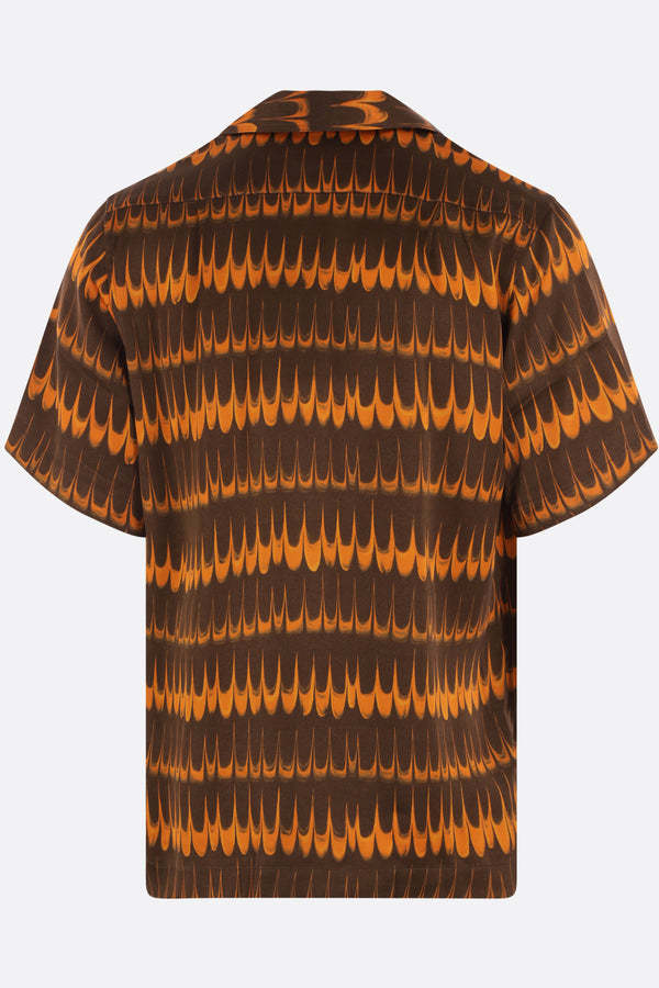 WALES BONNER GEOMETRIC-PRINT SHORT-SLEEVE SHIRT