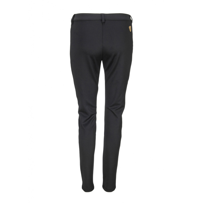 Emporio Armani Straight Casual Pants In Black