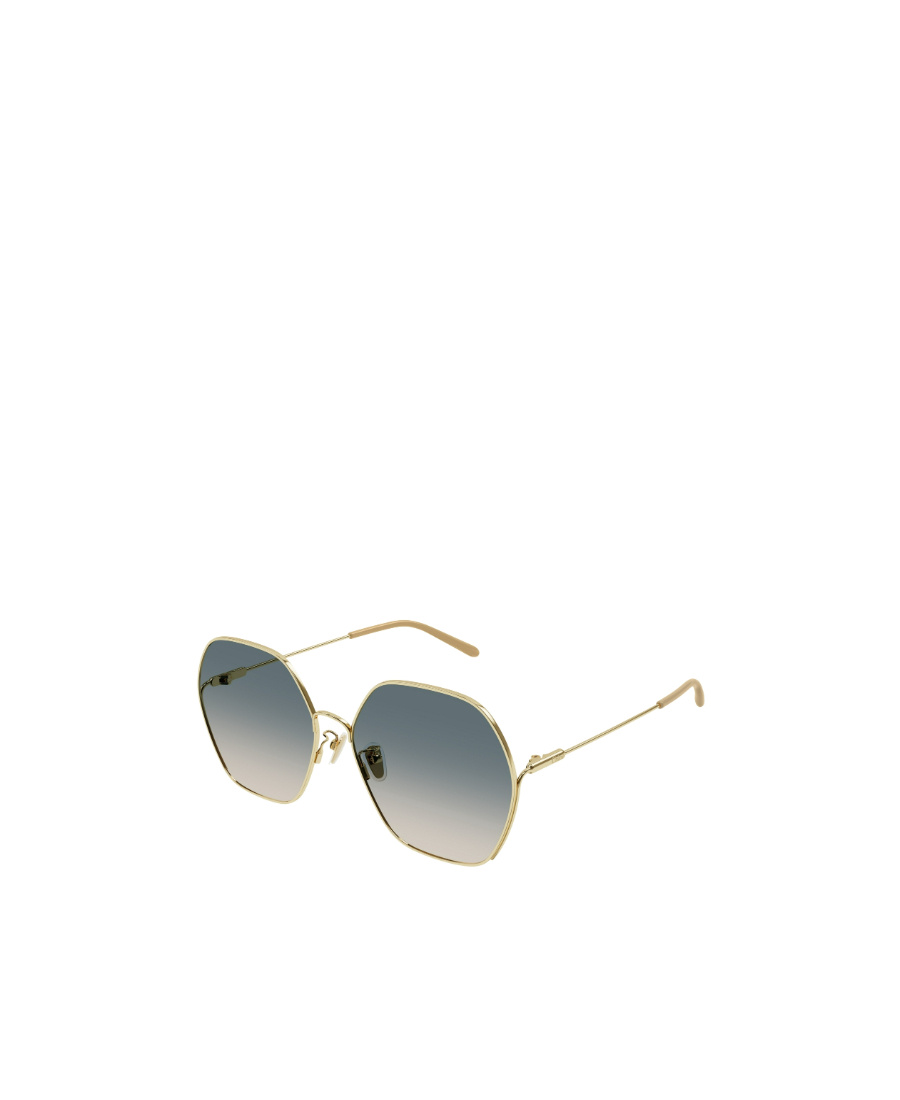 Chloé Eyewear Geometric-frame Sunglasses In Green