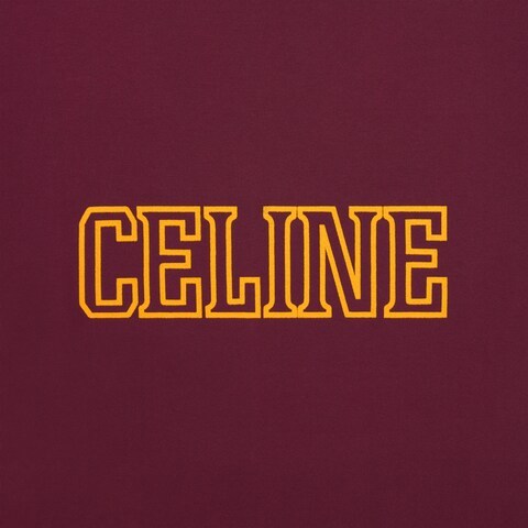 Celine Loose Triomphe T-shirt In Cotton Jersey