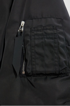 Attico Anja Bomber Jacket In Black