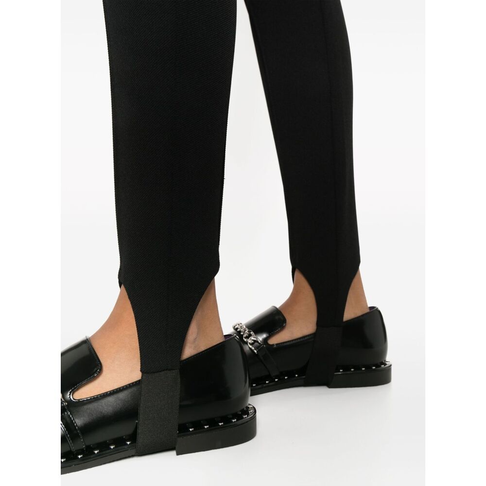 Casablanca Belt Loop Belt Casual Pants In Black