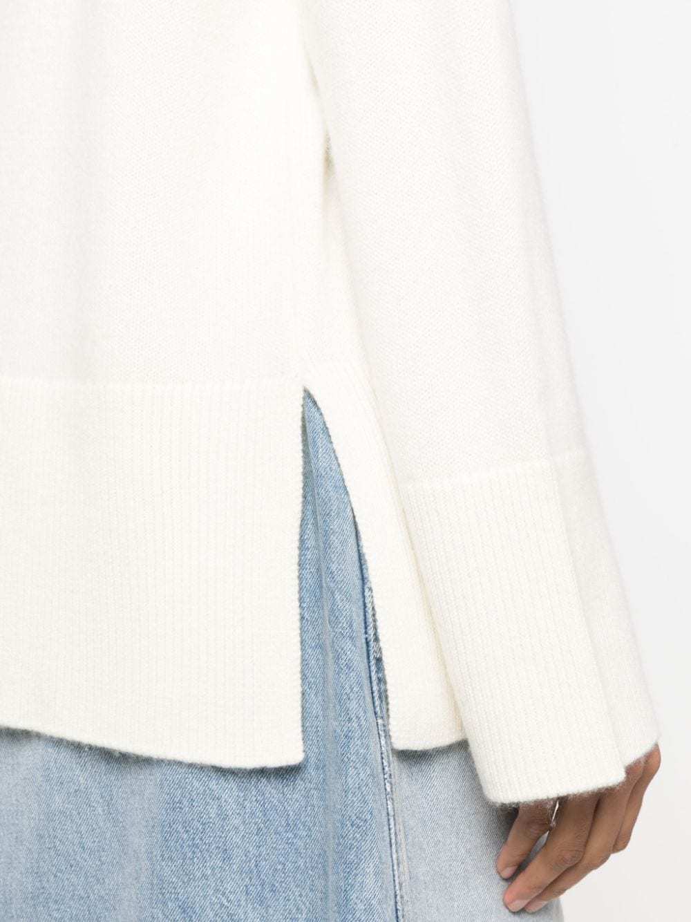 P.a.r.o.s.h Long-sleeved Sweater In White