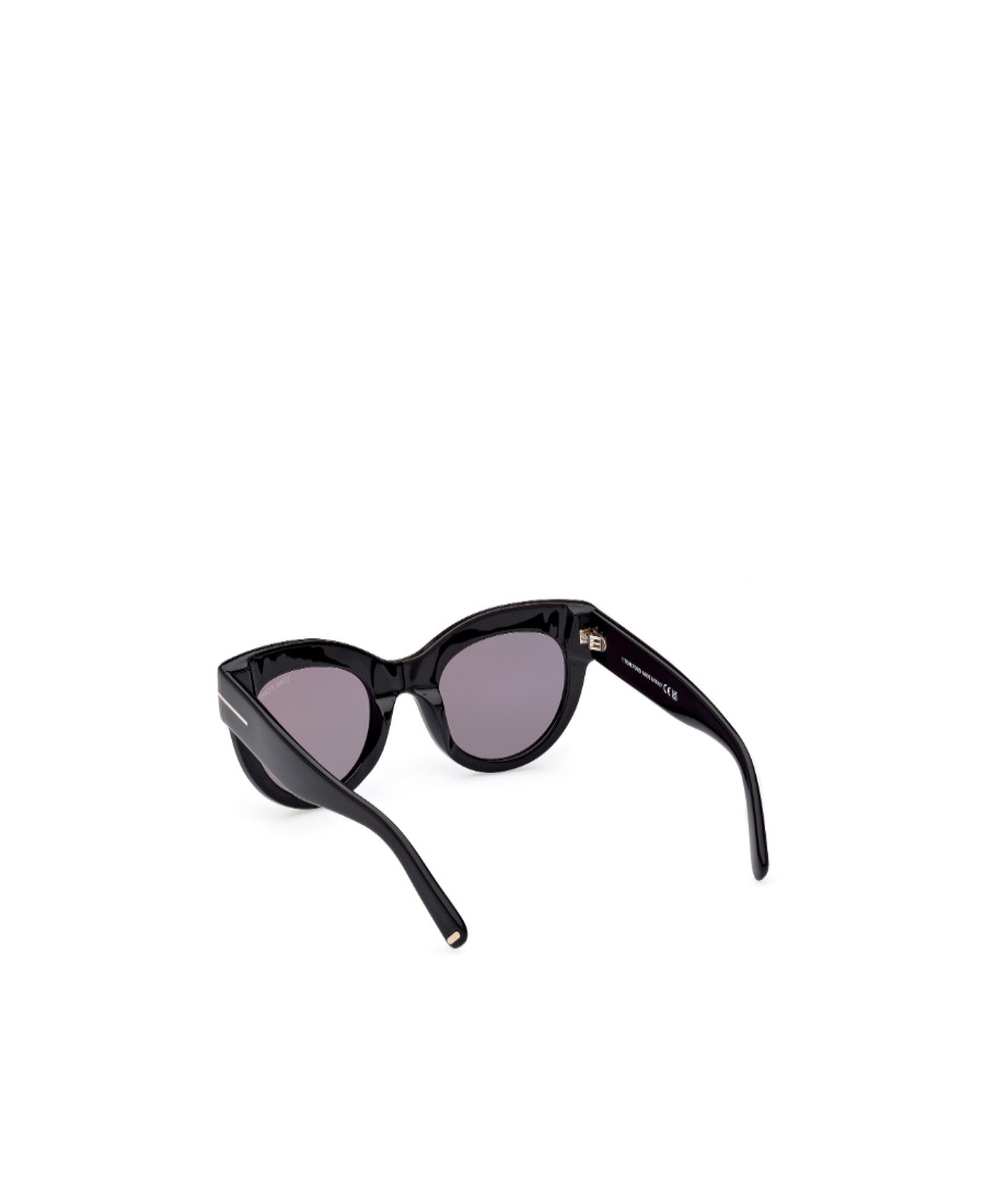 Tom Ford Lucilla 51mm Gradient Cat Eye Sunglasses In Black