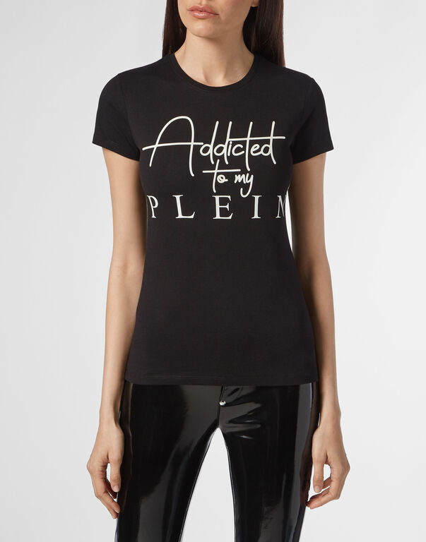 Philipp Plein Logo Details T-shirt In Black