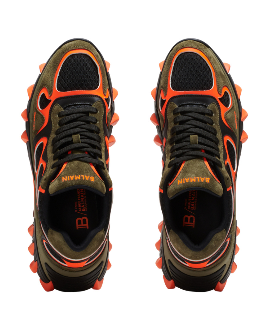 Balmain B-east Chunky Sneakers In Black