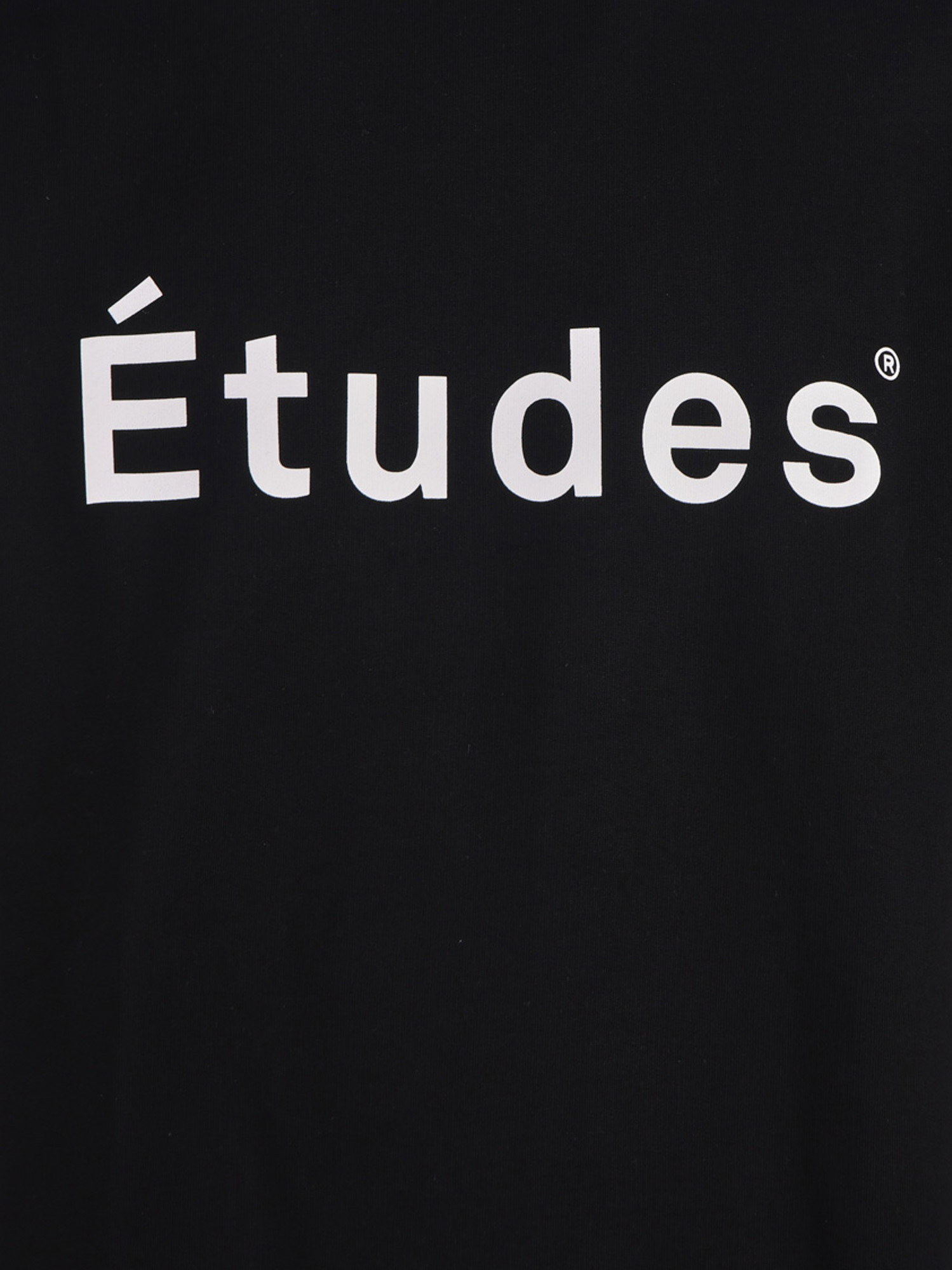 Etudes Studio Logo-print Organic-cotton Sweatshirt In Black