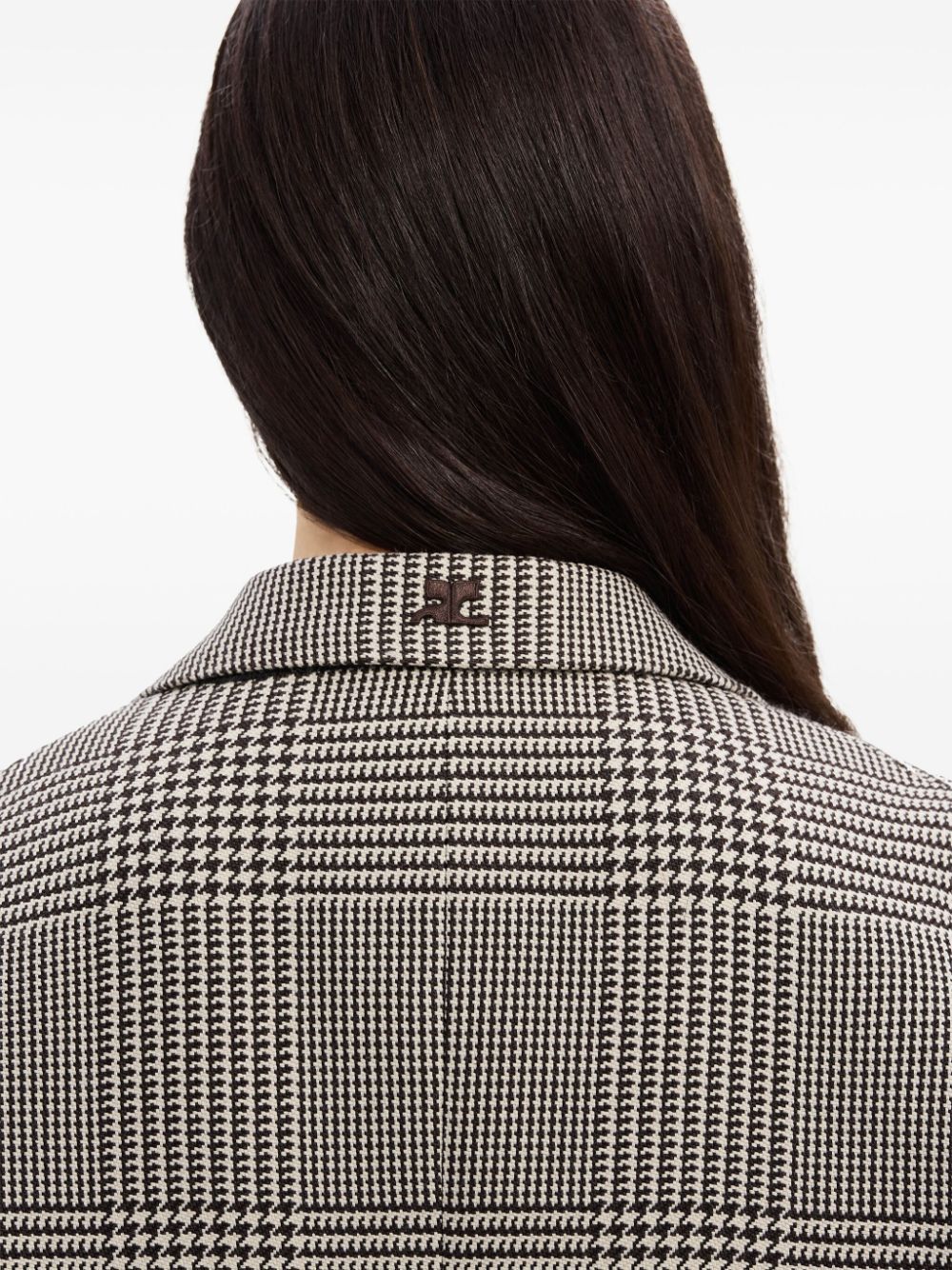 Shop Courrèges Cocoon Coat In Gray